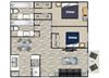 The Magnolia Renovated Floor Plan The Magnolia Renovated Floor Plan at Parkside Sandy Springs, Georgia, 30328